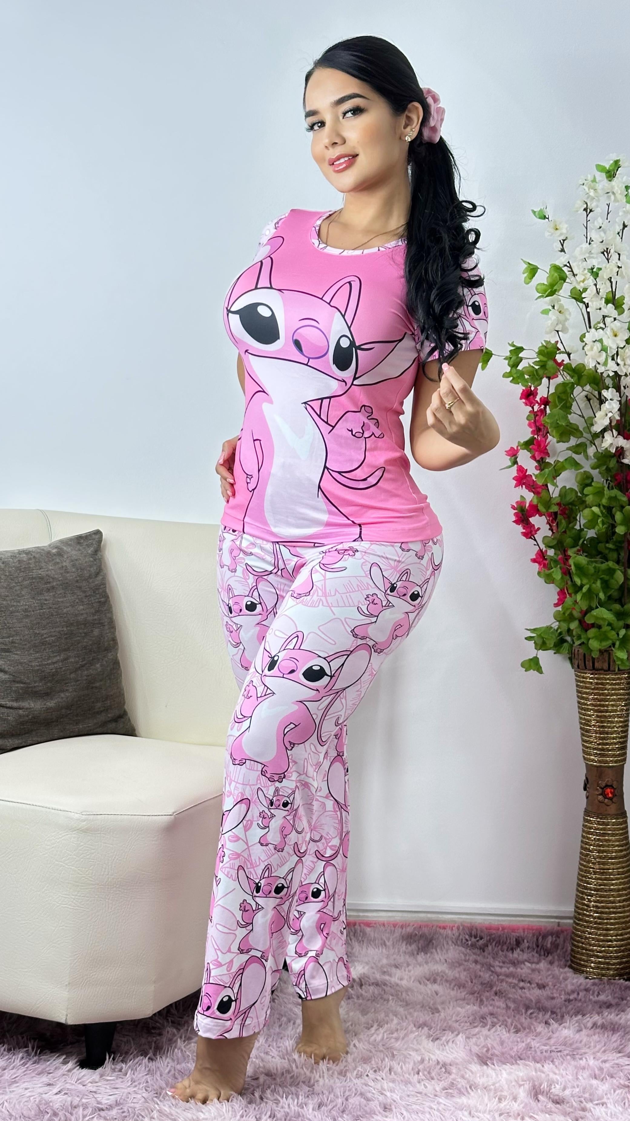 PIJAMAS COLOMBIANAS (S-M) STITCHT PINK - Colombian Pajamas