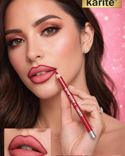 LIP LINER WITH SHARPENER- KARITE 48 pcs box