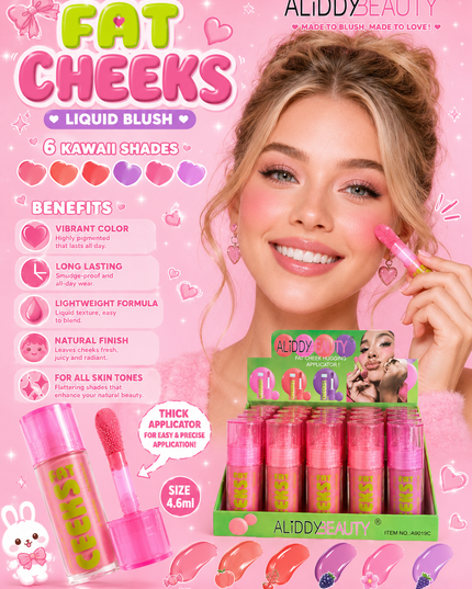 LIQUID MAGIC BLUSH- 24PCS box -#A9019C
