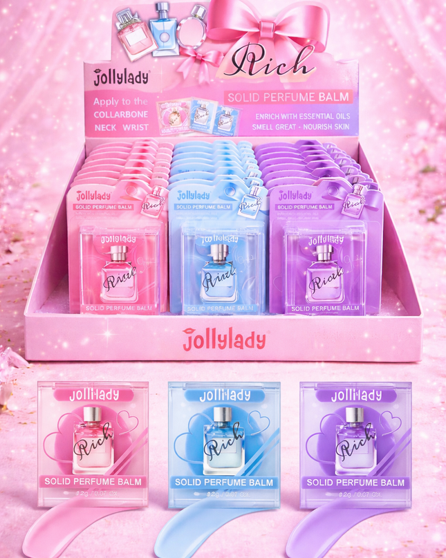 SOLID PERFUME -for body - 24 pcs box