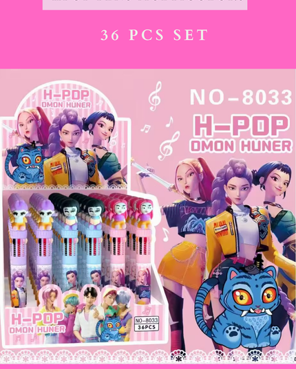 KPOP PENS MULTICOLORS 36 PCS SET