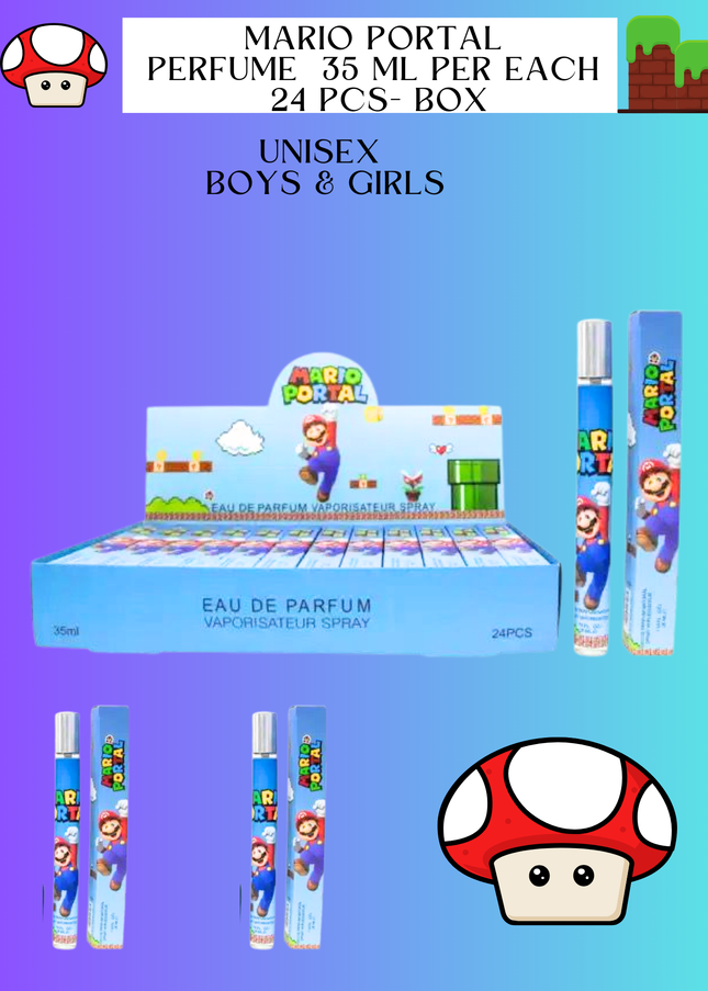MARIO BLUE - SPRAY -PERFUME - 35 ml- (24 PCS box)