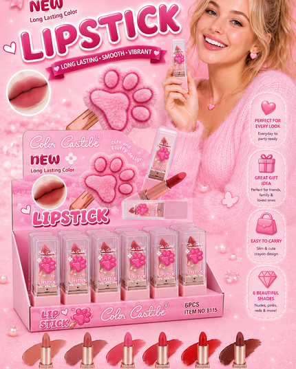 LIPSTICK COLOR CASTLE - 24 pcs box  ( #8115)