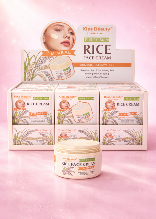 KISS BEAUTY RICE CREAM - 12 pcs set