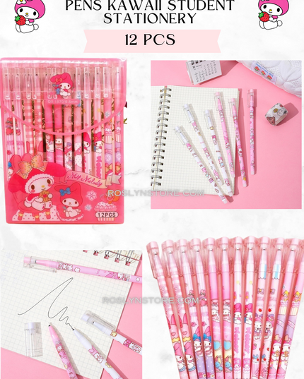 My Melody -ERASABLE PENS  -12 pcs in a box