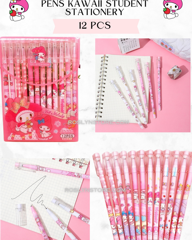 My Melody -ERASABLE PENS  -12 pcs in a box