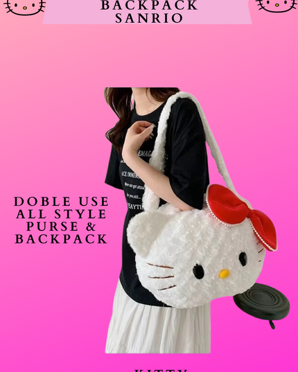 2 & 1 PURSE & BACKPACK SANRIO(BIG SIZE)