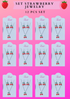 SET STRAWBERRY JEWELRY - 12 PCS SET