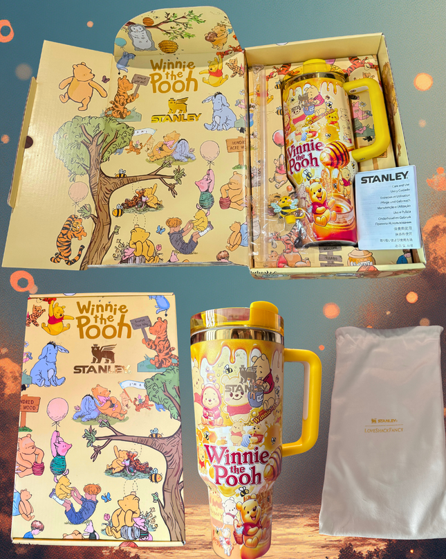 CUP 40 onz Winnie with gift box and Accesories