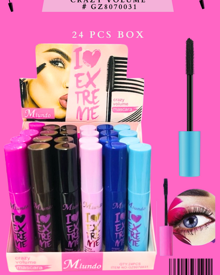I LOVE EXTREME MASCARA CRAZY VOLUME (# GZ8070031 )24 PCS BOX