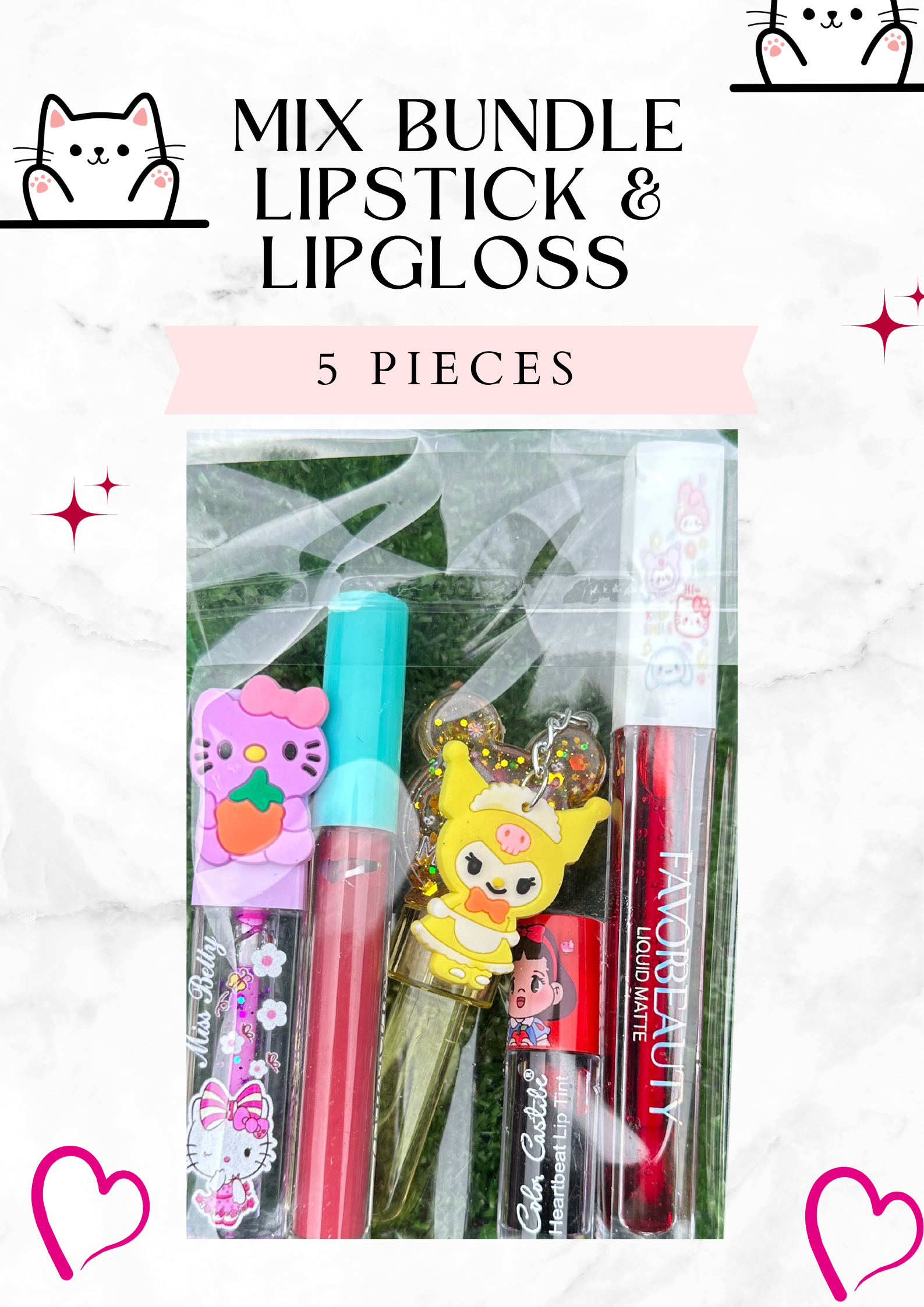 5 lipstick package - box lipstick