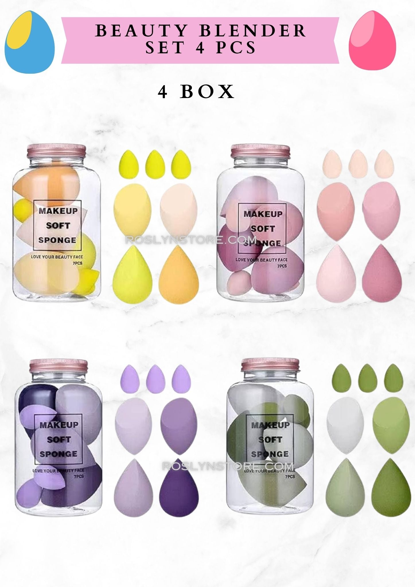 BEAUTY BLENDER - 4 box