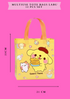 MULTIUSE TOTE BAGS FRIENDS-  12 PCS SET