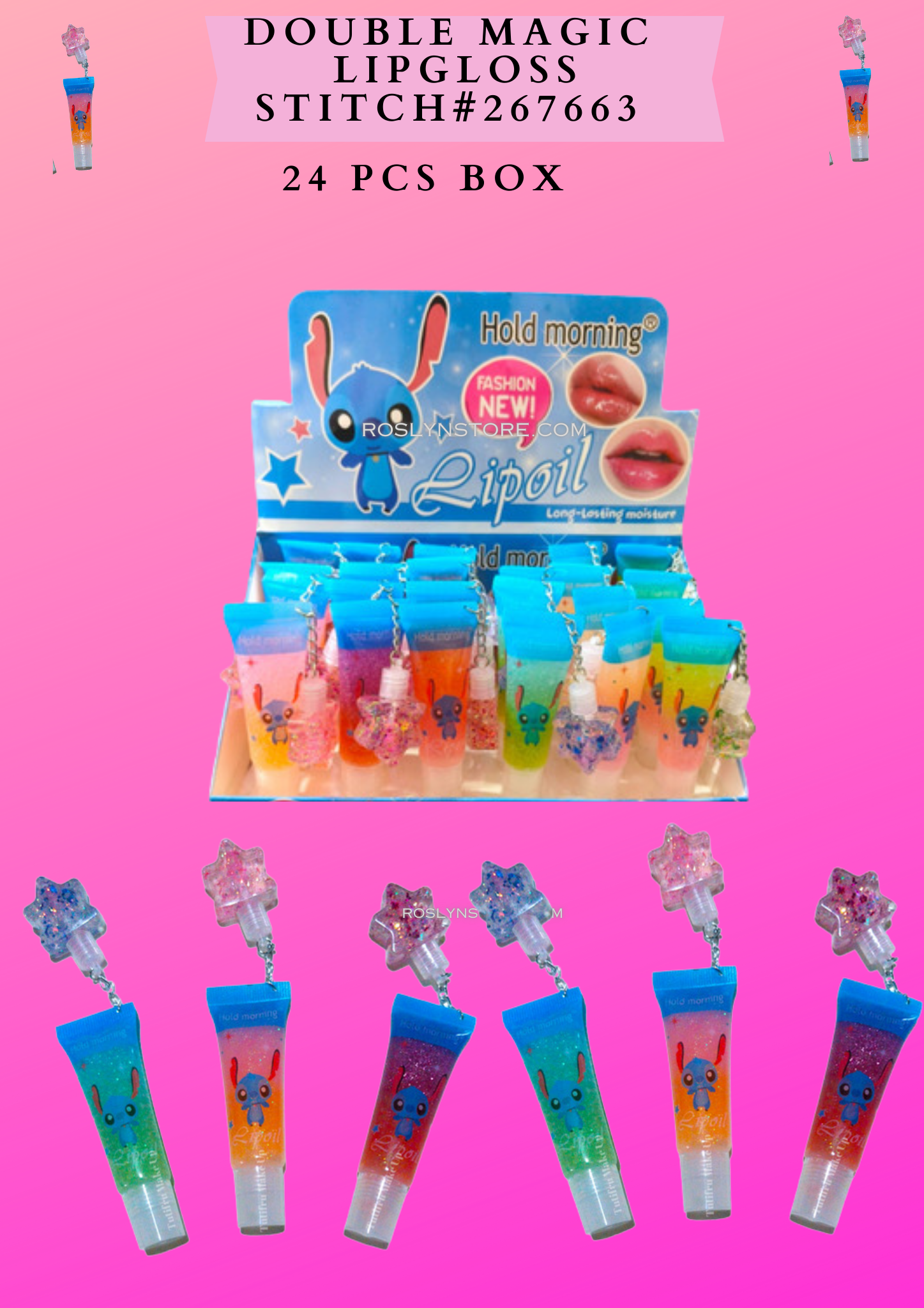 DOUBLE MAGIC LIPGLOSS - STITCH -#267663 (24 PCS BOX)
