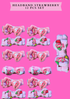 Headband Strawberry(12 pcs per set)