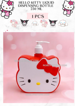 HELLO KITTY-  LIQUID DISPENSING -BOTTLE -750 ML (1pcs)