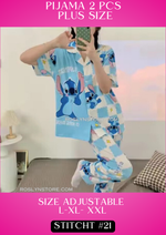 PIJAMAS KAWAII- TALLA PLUS- (2 pcs Pijama ) (M-L-Xxl )adjustable size1 Pijama $10 / buy 3 price is $8 per each Pijama - Adjustable size ( S- M-L)