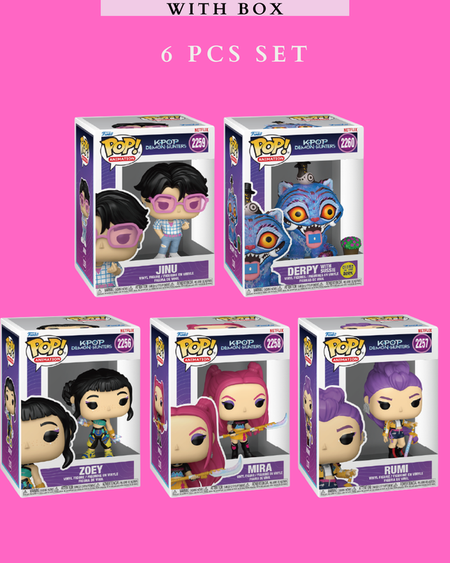 POP - КРО DOOL WITH BOX-  6 PCS SET