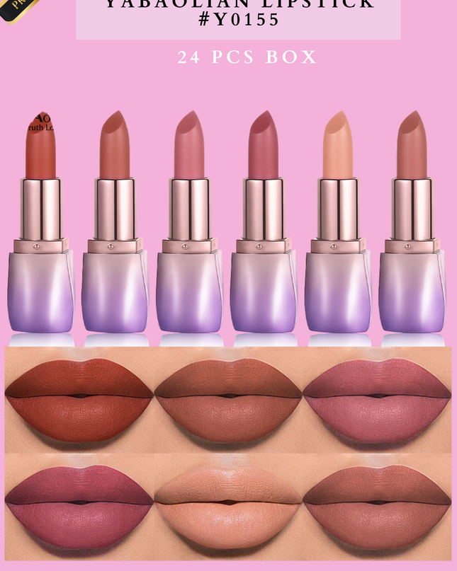 YABAOLIAN LIPSTICK #Y 0155 (24 PCS BOX)
