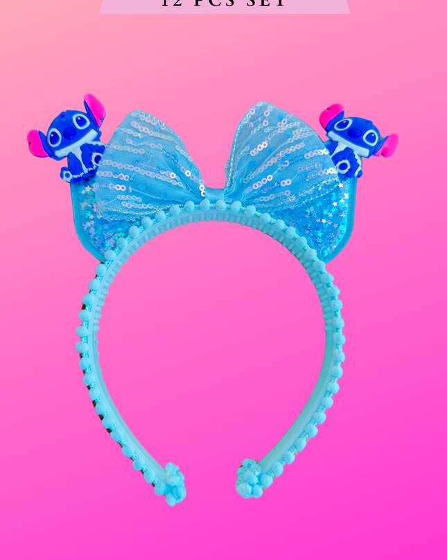 HEADBAND 12 PCS SET - Stitch