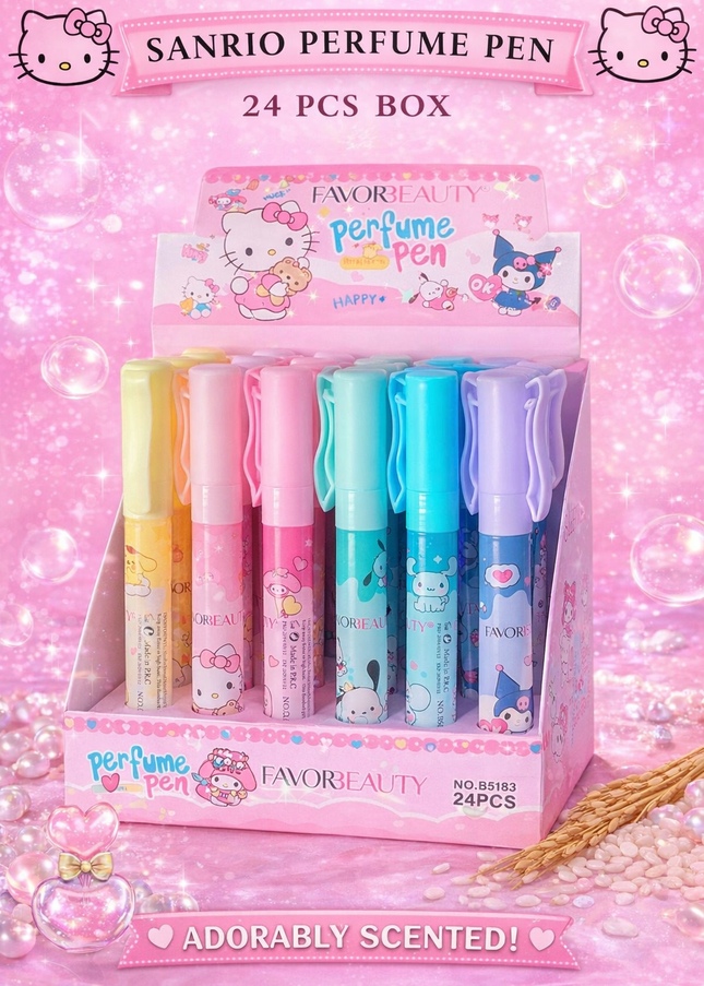 SANRIO PEN PERFUME 24 pcs B5183