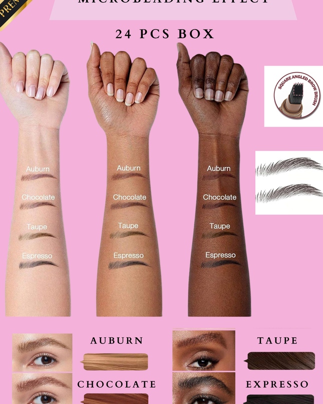 BROW RIMOCO BRUSH & DIP MICROBLADING EFFECT