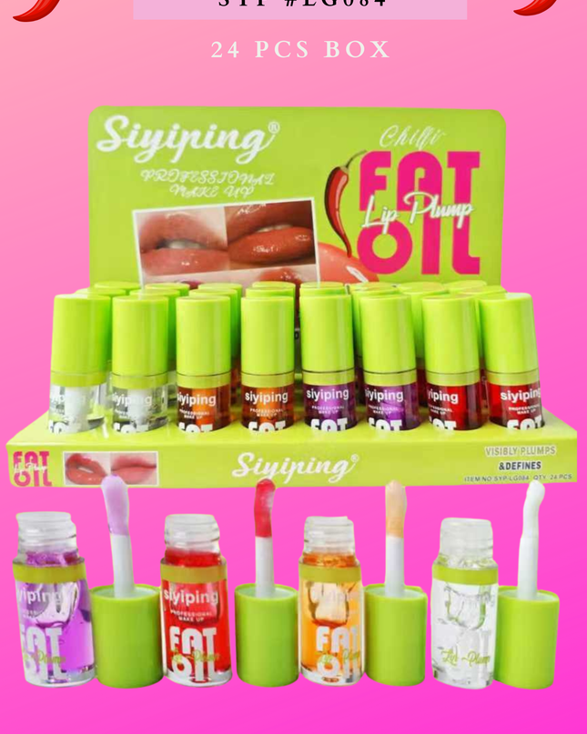 FLAT OIL SIYIPING - plumping SYP # LG084 (24 PCS BOX)
