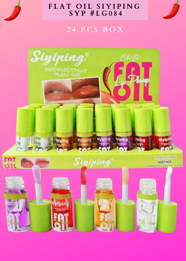 FLAT OIL SIYIPING - plumping SYP # LG084 (24 PCS BOX)