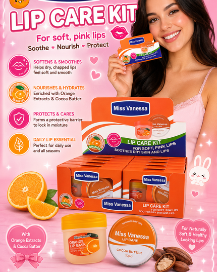 LIP SERUM CARE - ORANGE 12 set box