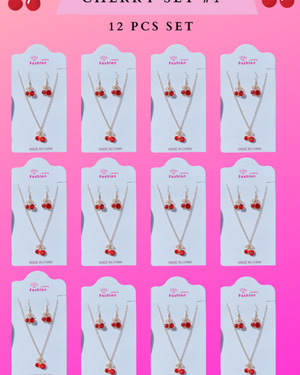 CHERRY SET #1  (12 PCS SET)