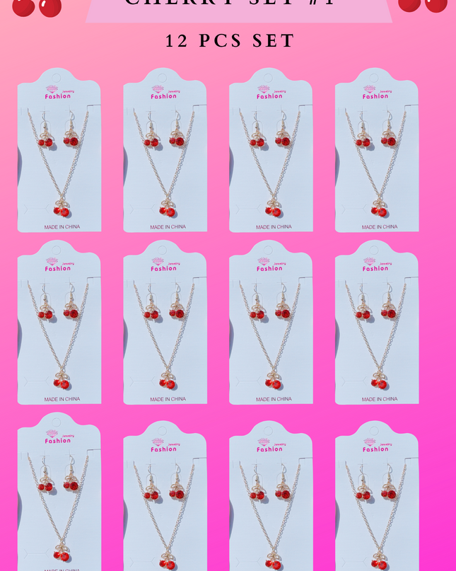 CHERRY SET #1  (12 PCS SET)