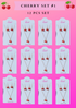 CHERRY SET #1  (12 PCS SET)