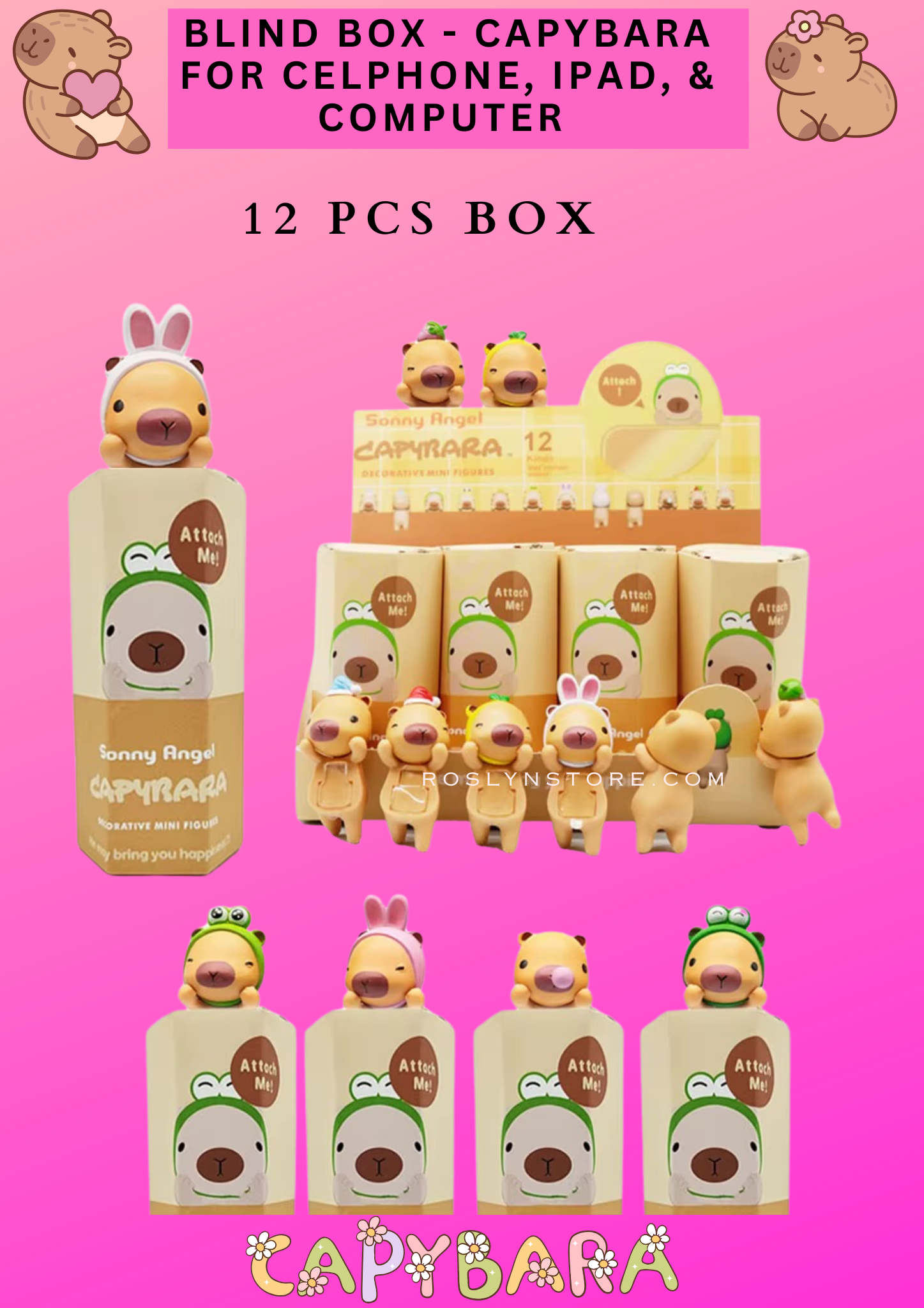CAPYBARA -Blind box - for celphone, ipad, & computer