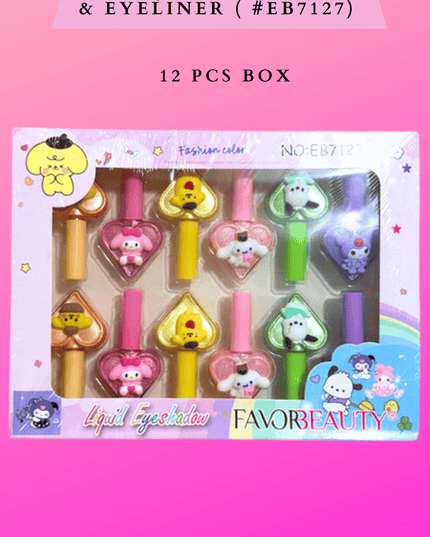 2&1 LIQUID EYESHADOW & EYELINER ( #EB7127) - 12 PCS BOX