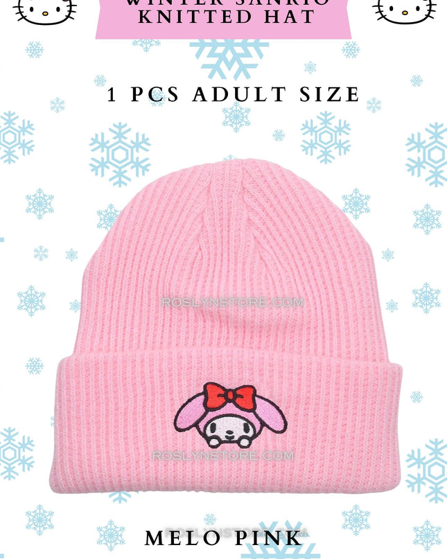 WINTER  SANRIO - KNITTED HAT - Adult Size -