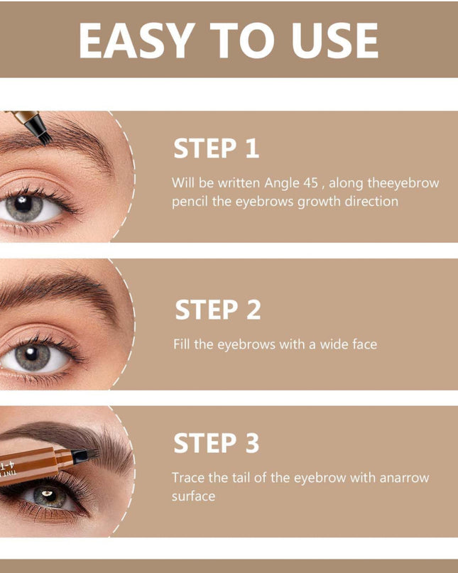 SET- EYEBROW CONTOURING -TINT-WATERPROOF-(5pcs)