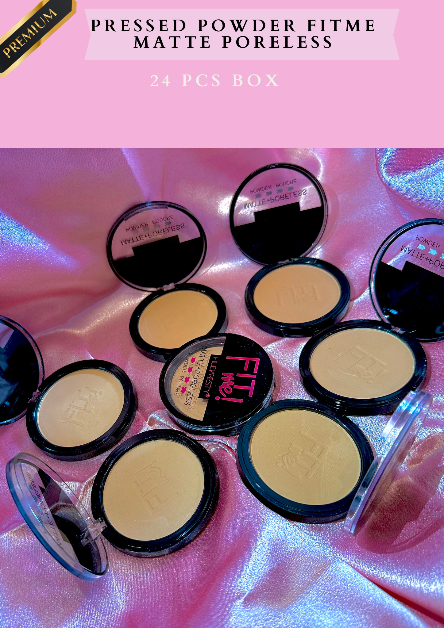 PRESSED POWDER FITME MATTE PORELESS (24 PCS BOX)