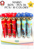 MARIO PEN- Box 36 pcs - 10 diferents colors