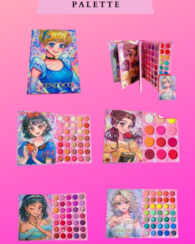 PRINCESS EYESHADOW PALETTE - notebook style