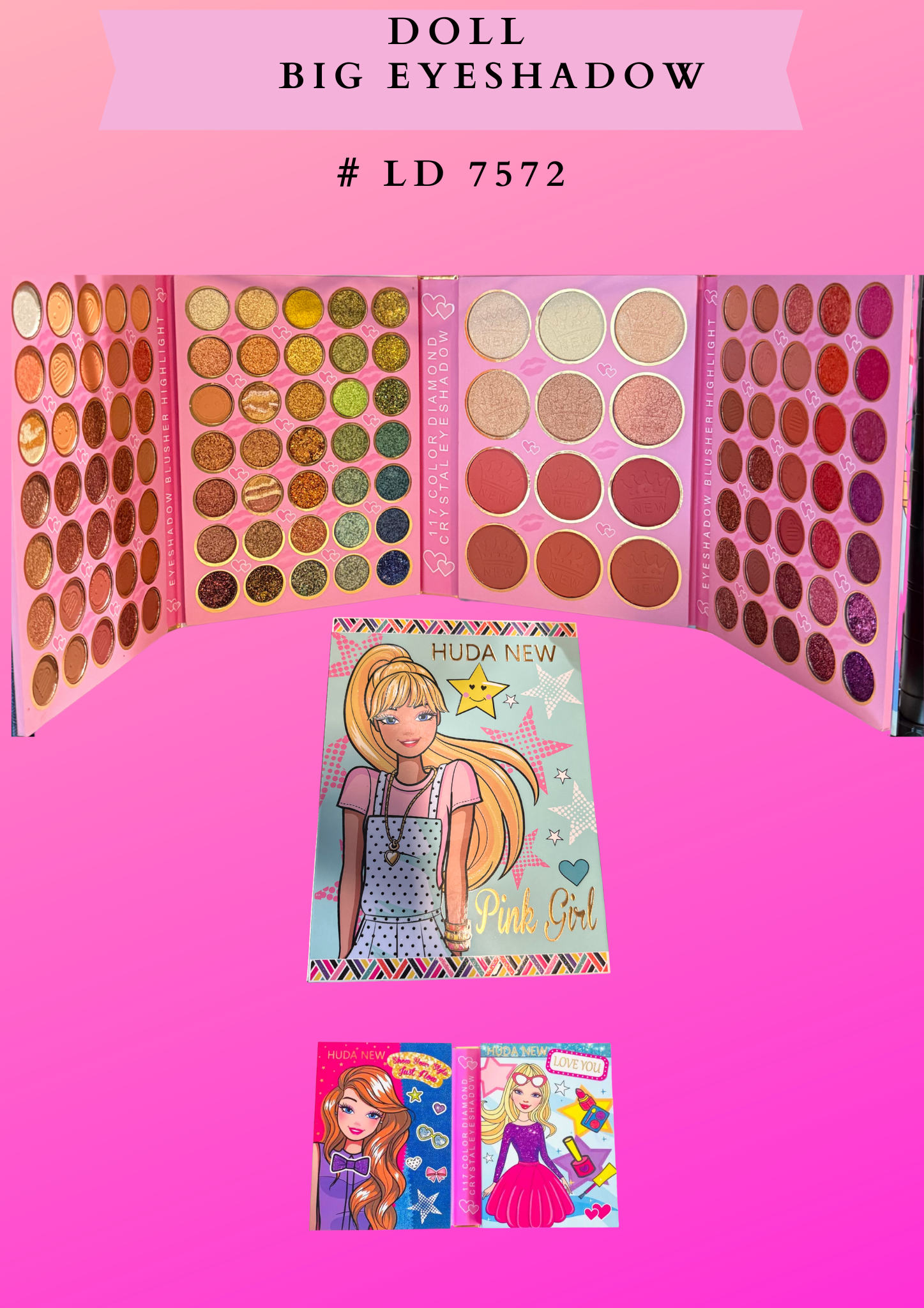 DOLL BIG EYESHADOW # LD 7572