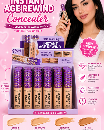 CONCEALER HOLD MORNING - HF0101 - (24 pcs box)- purple box