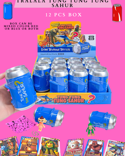 SURPRISE SODA (BRAIN ROOT) -TRALALERO TRALALA- IA SAHUR 12 PCS BOX