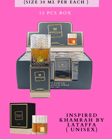 MERYAM #8 PERFUME (SIZE 30 ML PER EACH ) 12 PCS BOX