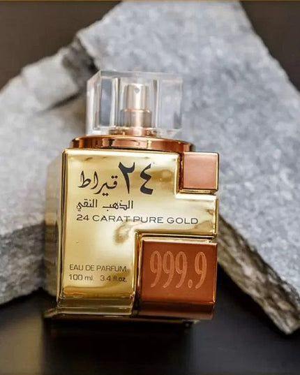 24 CARAT PURE GOLD  Lataffa 100 ml (buy 3 lattafa price $16 per each any style )