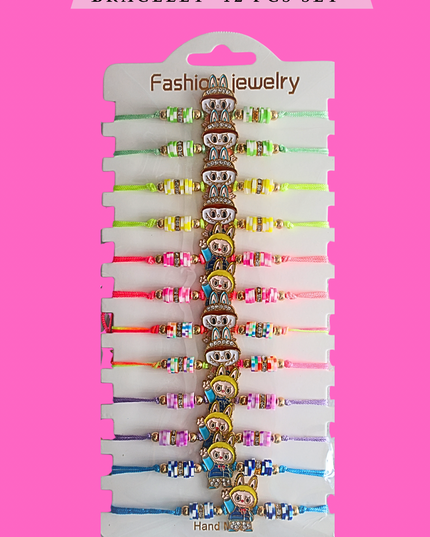 LABUBU BRACELET - 12 PCS SET