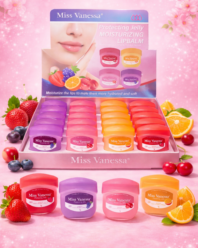 MISS VANESSA FRUITS MINI VASELINE 24 PCs box #M7137