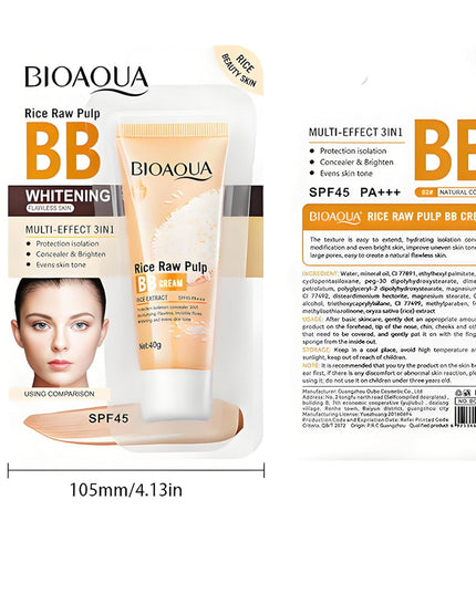 BB CREAM - RICE  -(SET 2 PCS)- SPF 45+