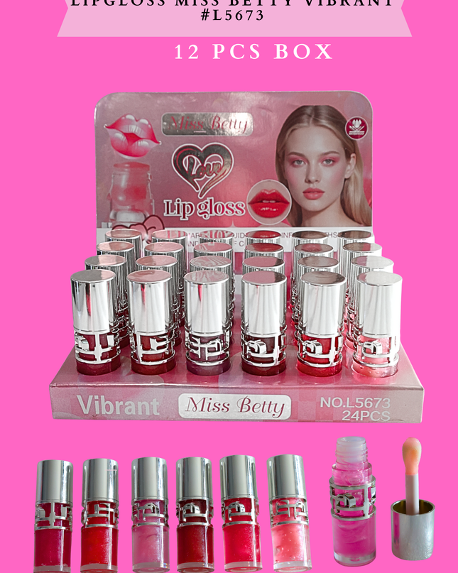 LIPGLOSS MISS BETTY VIBRANT #L L5673 (12 PCS BOX)