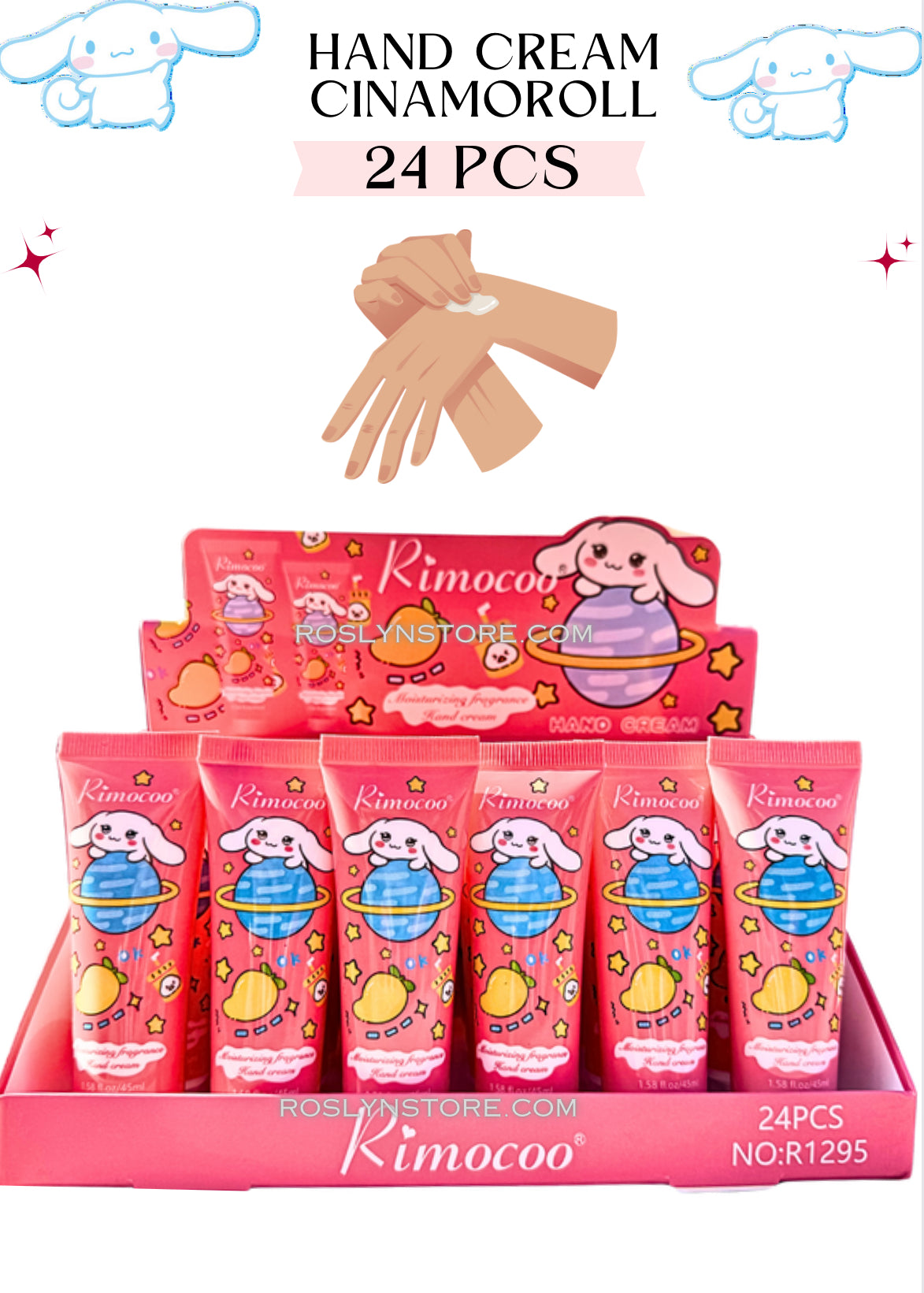 CINAMOROLL- Hand cream  - (24 pcs box ) - 45 ml per each