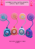 SANRIO FANS WITH LIGHTS 4 PCS -SET (#235)